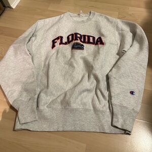 Champion Gray Florida Crewneck Sweater